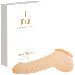 Toylie Latex-Penishülle «FRANZ» semi-transparent, mit starker Äderung und Hodensack