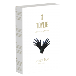 Toylie Latex Handschuhe «XS» schwarz, nahtlos, mit anatomischer Passform