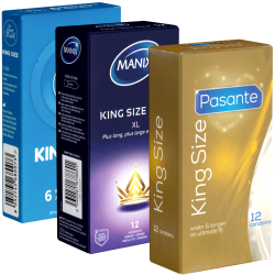 ! Kondomotheke® King Size Mix - 3x Kondome für den ganz großen Penis
