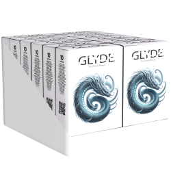 GLYDE «Slimfit» Vorteilspack, 12 x 10 schmale vegane Kondome