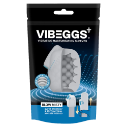 Vibeggs «Blow Misty» Einmal-Masturbator mit Vibration und Kugelstruktur