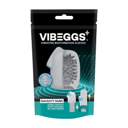 Vibeggs «Naughty Nubs» Einmal-Masturbator mit Vibration und Noppenstruktur
