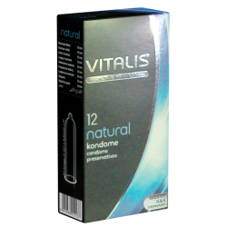 Vitalis PREMIUM «Natural» 12 Standardkondome, transparent