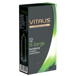 Vitalis PREMIUM «X-Large» 12 extra lange Kondome mit etwas mehr Umfang