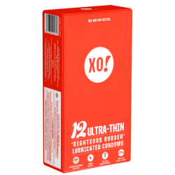 XO! «Ultra Thin» 12 dünne, vegane Kondome