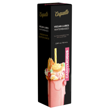 Coquette CHIC DESIRE «Candilicious» 100ml glutenfreies und veganes Gleitgel mit Süßigkeiten-Geschmack, mit Aloe Vera