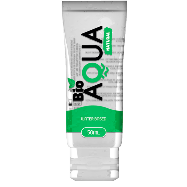 BioAQUA «Waterbased Lubricant» 50ml wasserbasiertes Gleitgel aus natürlichen Inhaltsstoffen