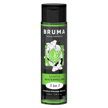BRUMA «3 in 1 Watermelon» 100ml wärmendes Massagegel mit Wassermelonen-Geschmack