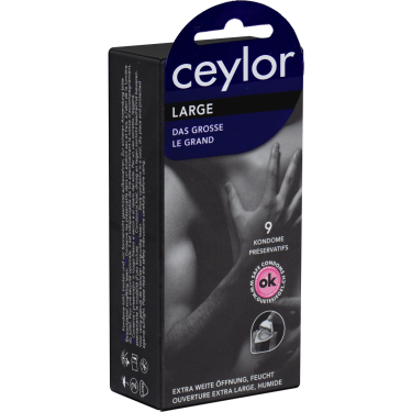 Ceylor «Large» Extra weite Kondome mit Gleitcreme