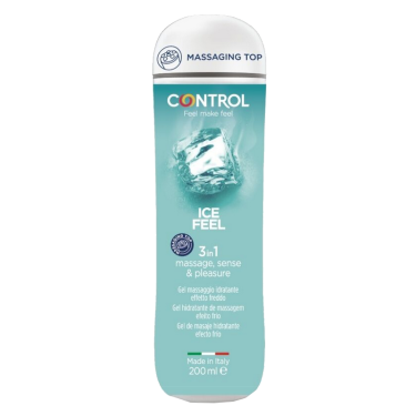 Control 2-in-1 «Ice Feel» Gleit- und Massagegel, 200ml