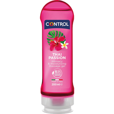 Control 2-in-1 «Thai Passion» Gleit- und Massagegel mit exotischem Duft, 200ml