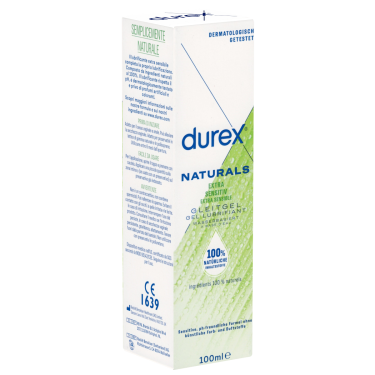 Durex «Naturals Extra Sensitive» Intimgel, 100 ml lubricant of 100% natural ingredients