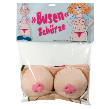 Orion «Busen-Schürze» mit großen Plüsch-Brüsten und rosa Slip