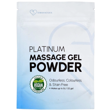 EROTICGEL «Platinum Massage Gel Powder» 50g japanisches Massagegel-Pulver aus natürlichen Inhaltsstoffen