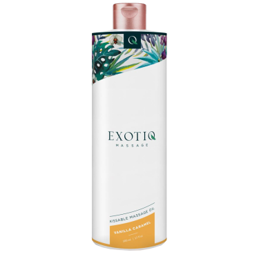 Exotiq  «Vanilla Caramel» 500 ml köstlich duftendes Massageöl - seidig-weich & pflegend