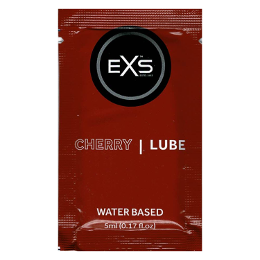 EXS Flavoured «Cherry Lube» 5ml Sachet, Gleitgel mit natürlichem Kirschgeschmack
