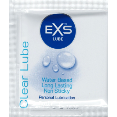 EXS Lube «Clear» 5ml Sachet, parabenfreies Gleitgel auf Wasserbasis