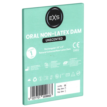 EXS «Non Latex Dam» 1 Lecktuch ohne Latex