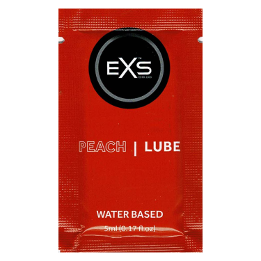 EXS Flavoured «Peach Lube» 5ml Sachet, Gleitgel mit natürlichem Pfirisichgeschmack