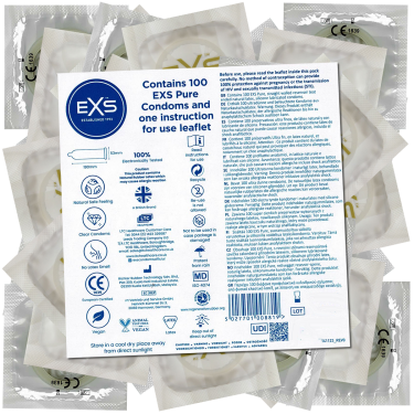 EXS «Pure» dünne, Umweltfreundliche & Vegane Kondome
