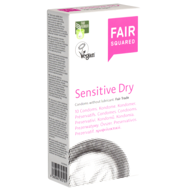 Fair Squared «Sensitive Dry» Trockene Kondome Vegan & Fair
