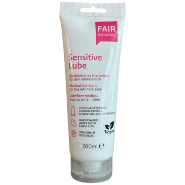 Fair Squared «Sensitive Lube» 200ml veganes Gleitgel und Massagegel für den Intimbereich