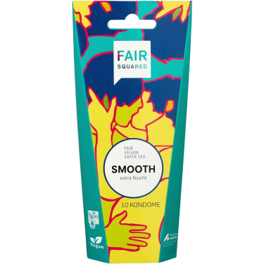 Fair Squared «Smooth» Extra Feuchte Kondome - Vegan & Fair