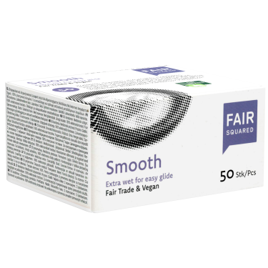 Fair Squared «Smooth» 50 vegane und extra feuchte Kondome