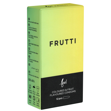 Feel «Frutti» Kondome mit Geschmack Erdbeer, Banane, Traube