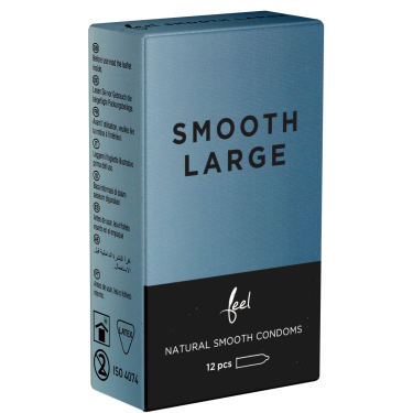Feel «Smooth Large» 12 große Kondome mit samtweicher Oberfläche