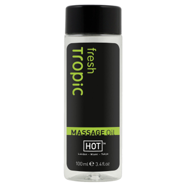 HOT «fresh tropic» 100ml Massage-Öl mit Duft und Geschmack