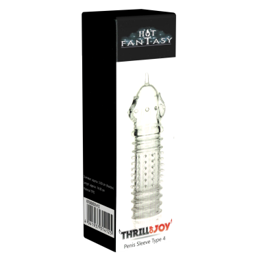 Hot Fantasy «Thrill of Joy» Type 4, penis sleeve with spikes and ribs