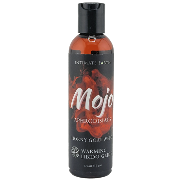 Intimate Earth «Mojo Aphrodisiacs» Warming Libido Glide, 120ml bio-veganes Stimulationsgel