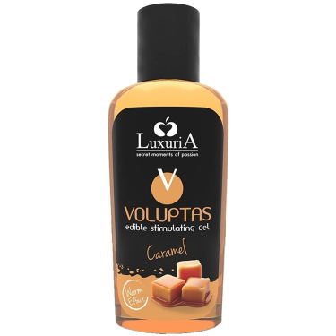 Luxuria «Voluptas» Caramel, 100ml wasserbasiertes Gleitgel mit Karamellgeschmack