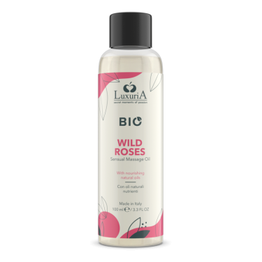 LuxuriA BIO «Wild Roses» 100ml natürliches, pflegendes Massageöl