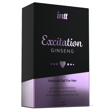 INTT «Excitation Ginseng» stimulierendes Massagegel für die Klitoris - mit wärmenden und stimulierenden Effekten, 15ml