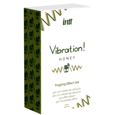 INTT «Vibration! Honey» 15ml stimulierendes Intimgel mit Honiggeschmack