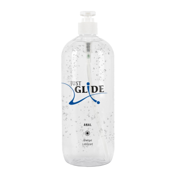 Just Glide «Anal» 1000ml (1 Liter) Gleitgel auf Wasserbasis mit optimiertem pH-Wert für anales Vergnügen