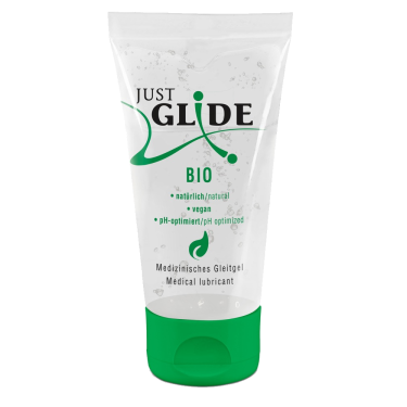 Just Glide «Bio» 50ml Gleitgel mit natürlichen & veganen Inhaltsstoffen