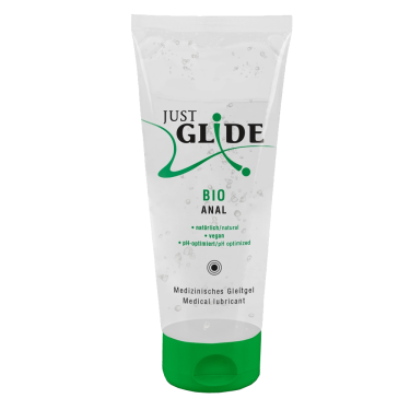 Just Glide «Bio Anal» 200ml medizinisches Gleitgel mit natürlichen & veganen Inhaltsstoffen