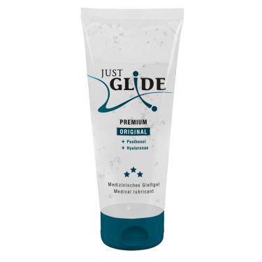 Just Glide «Premium Original» 200ml medizinisches & feuchtigkeitsspendendes Gleitgel für trockene Haut