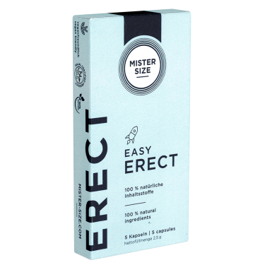 Mister Size «Easy Erect» 5 Kapseln für Männer zur Erektionssteigerung, vegan, halal