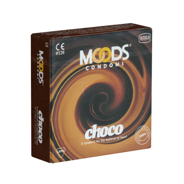 MOODS «Choco Condoms» with chocolate flavour for pleasure-lover