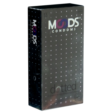 MOODS «Dotted Condoms» Grüne Genoppte Kondome Extra Stimulation