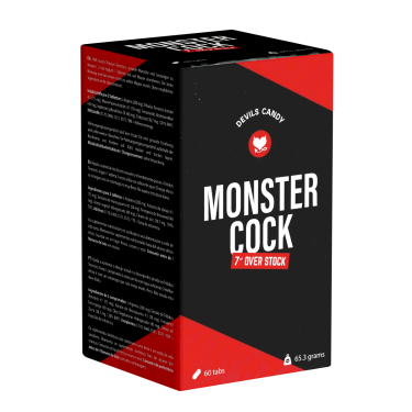 Morningstar DEVIL'S CANDY «Monster Cock» Natürliche Penisvergrößerung und verbessertes Liebesleben, 60 Tabletten