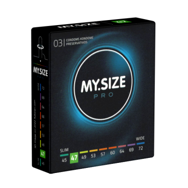 My.Size PRO «47mm» 3 condoms for best comfort and safety