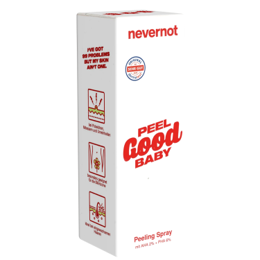 Nevernot «Peel Good Baby» für sie & ihn, 50 ml Intim-Peeling-Spray mit AHA und PHA