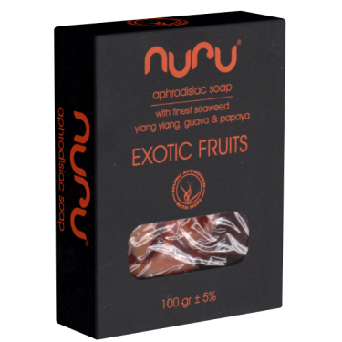NURU «Exotic Fruits» 100g Aphrodisiac Soap, glitschige erotische Seife