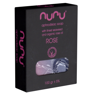 NURU «Rose» 100g Aphrodisiac Soap, glitschige erotische Seife