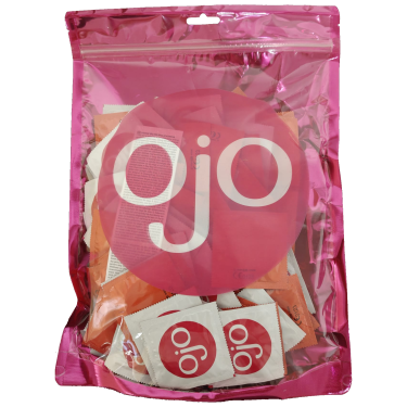 OJO «Strawberry Rush» Red Basic Condoms, 100 rote Kondome
